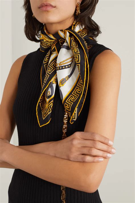 versace scarf dress